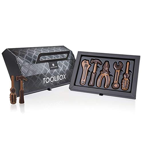 Toolbox - Werkzeuge aus Schokolade - Schokoladenwerkzeug | Geschenk | Mann | Männer | Vater | Väter | Papa | Junge | Geburtstag | Vatertag | Hobby | Heimwerker | Bastler | Weihnachten