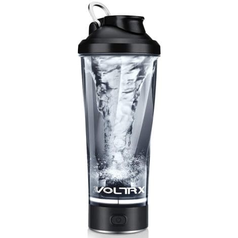 VOLTRX E-Proteinmixer, USB-aufladbar, 600 ml, BPA-frei – Proteinshaker mit Vortex-Mischer