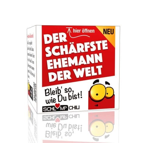 Schlump-Chili?Der scharfste Ehepartner – ein unterhaltsames und originelles Geschenkset für verschiedene Anlässe.