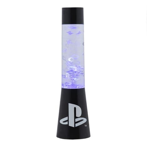 Paladone PP10211PS Playstation Glitzerfluss Nacht, Stimmungslicht für Schlafzimmer, 33 cm Lamp, Kunststoff, Mehrfarbig.