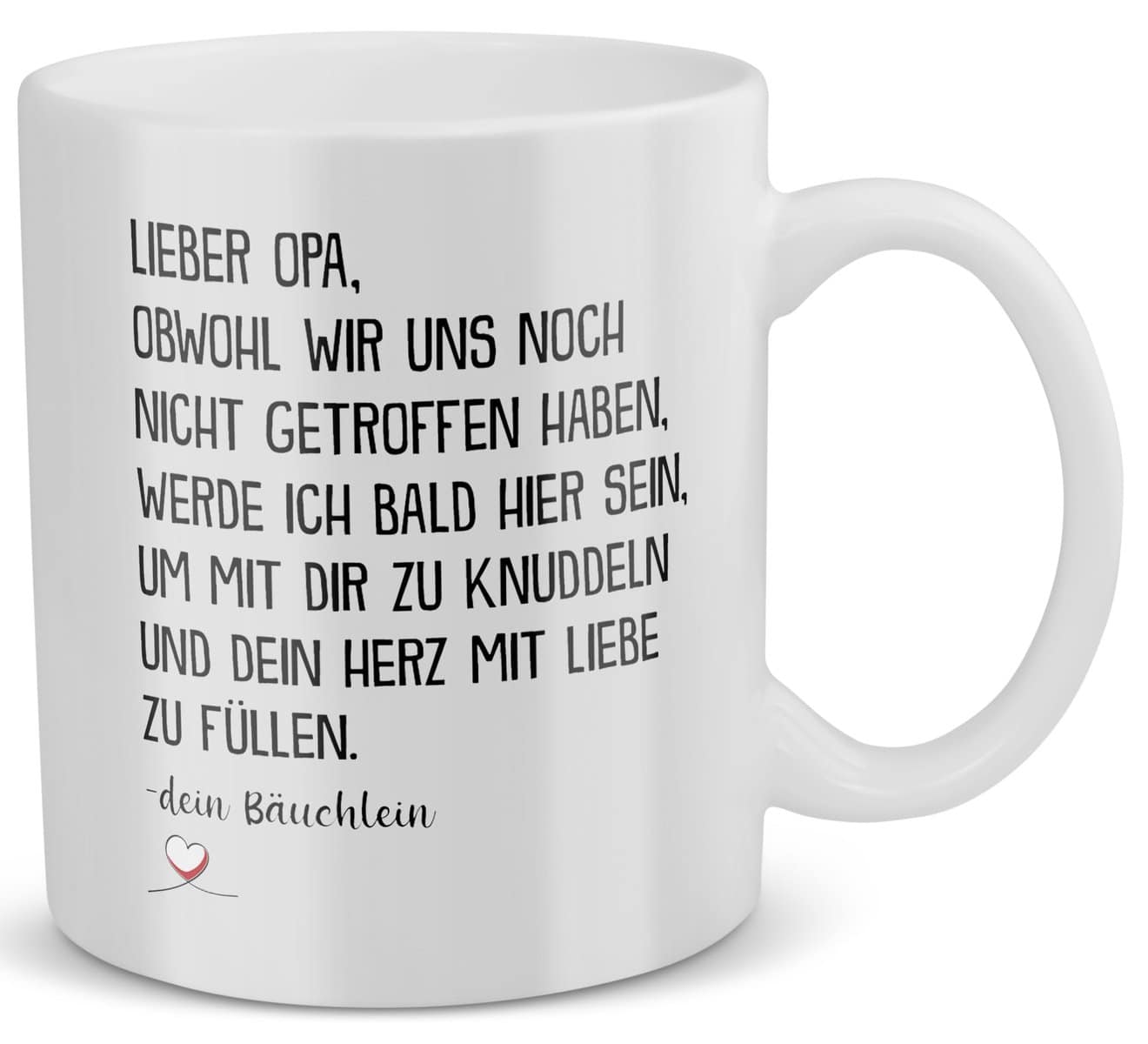 22Feels Du Wirst Opa Tasse Schwangerschaft Geschenk von Baby Werdender Grossvater Geburtstag Vatertag Opi To Be Bald Verkünden, Kaffeetasse Männer