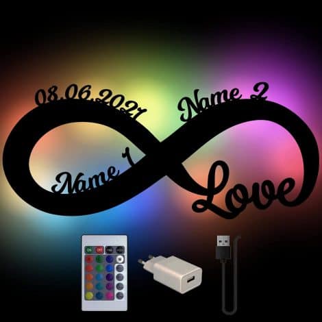 USB Farbwechsel Liebeslicht: Romantische Geschenkidee für Valentinstag, Hochzeit, Geburtstag, Jahrestag – Perfekt für Partner!