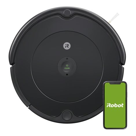 Saugroboter iRobot Roomba 692 für Tierhaare, Teppiche und Hartböden mit Wi-Fi und Alexa-Kompatibilität. Aufladbar, Anthrazit.