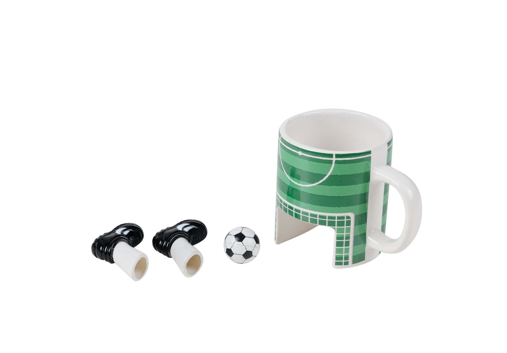 Winkee - Fußball Tasse | Der Sport Kaffee Pott für Fußball Fans | Kaffeebecher mit Spielfunktion | Papa Kaffeetasse | Mama Kaffeetasse | Geschenk zum Geburtstag, Einschulung, Weihnachten