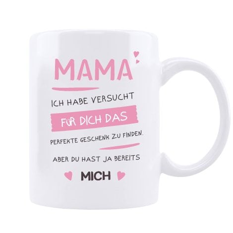 Geschenk für Mama: Tasse für Weihnachten, Geburtstag oder Muttertag von Sohn/Tochter – KAAYEE