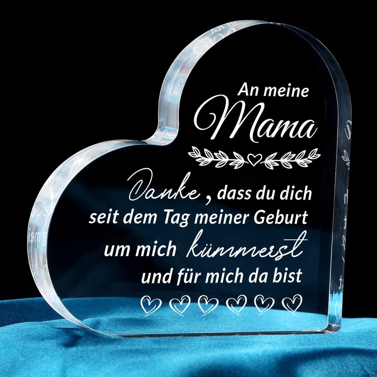 PRSTENLY Geschenke für Mama Weihnachten, Einzigartiges Acryl mit Spruch Geschenke für Mama zum Geburtstag, Geschenk Mama Geburtstag, Geburtstagsgeschenke für Mama von Tochter Sohn zu Mama Muttertag