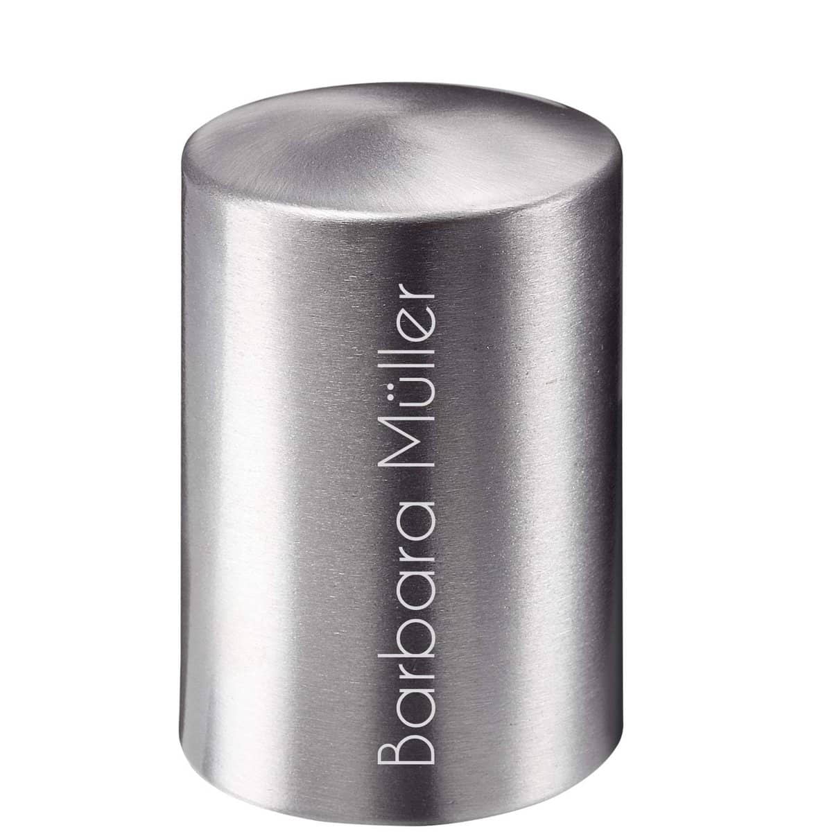 Uakeii elasto  personalisierter Flaschenöffner Push & Pull mit Gravur  Aluminium Bieröffner in Edelstahl-Optik  Kapselheber mit Name  perfekte Geschenkidee für Papa, Mann, Freund & Opa (Silber|80x53 mm)