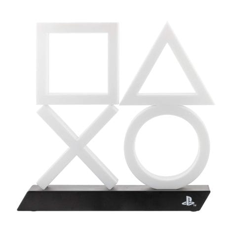 Paladone PlayStation 5 Icons Lamp PS5 XL – Offiziell lizenziert, PP7917PS, Weiß/Schwarz.