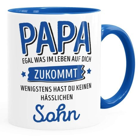 MoonWorks® Personalisierbarer Geschenkbecher – Egal was passiert, zumindest hast du keinen hässlichen Kinderbecher.