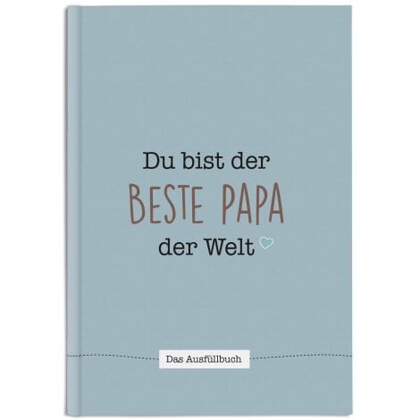 Cupcakes & Kisses® Vaterfüllbuch I Geschenk für Papa I Vater-Tochter-Geschenk für Geburtstag und Vatertag I Geschenkidee