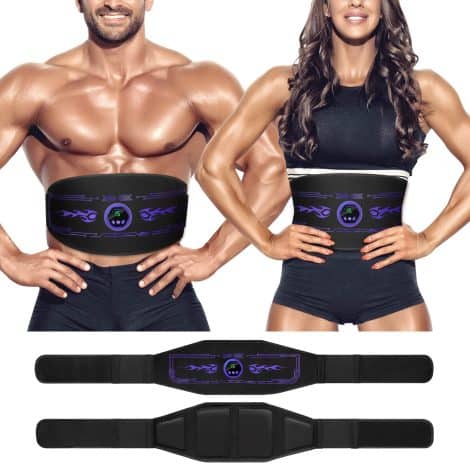 Bauchmuskelstimulator für Zuhause, elektrischer Bauchtrainer mit 6 Trainingsmodi, für Männer und Frauen.