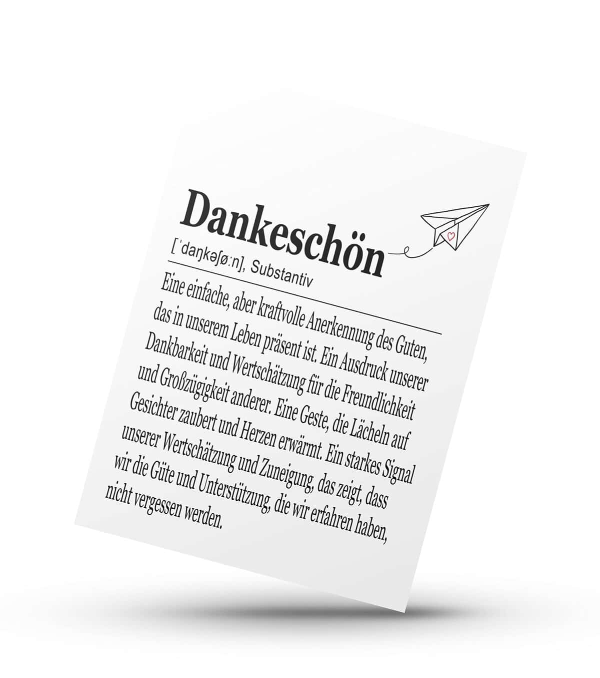 PURESIZE 12er Set Dankeschön Karten A6, Dankeskarten Definition, Abschiedskarten Jobwechsel, Platzkarten, Mitarbeiter Weihnachten, Danke