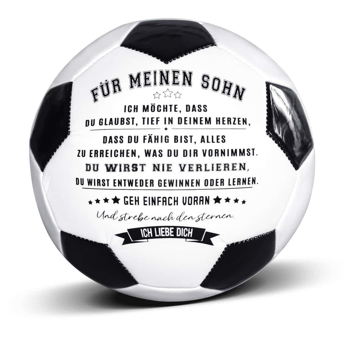 Uloveido zu meiner Tochter Volleyball, zu Meinem Sohn Fußball, inspirierende Sport Geschenk im Freien Indoor Training Bälle