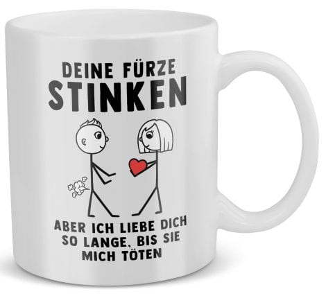 22Tassen Deine Furze Stinken, lustiges Jahrestagsgeschenk für deinen Ehemann, Freund oder Verlobten. Perfekt für Valentinstag oder Hochzeitstag.