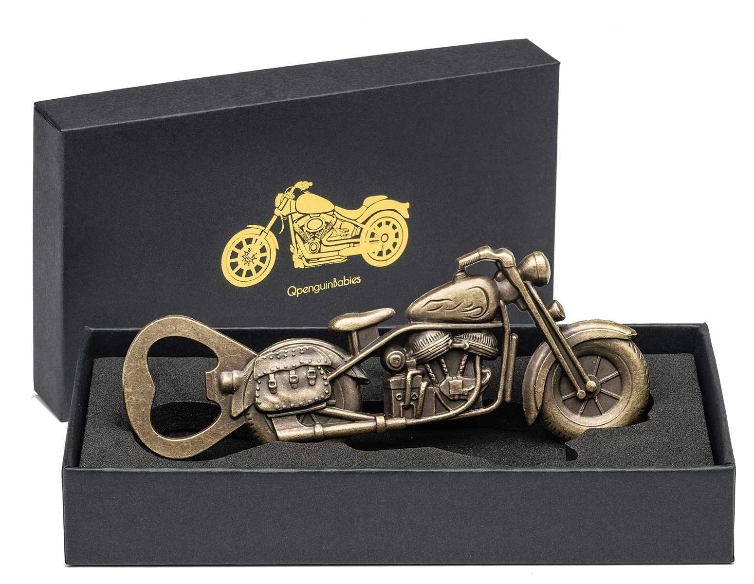 Motorrad Bier Geschenke für Männer, Vintage Motorrad Flaschenöffner, Vatertagsgeschenk, Geburtstagsgeschenk für ihn, Vater, Ehemann, Opa, Freund