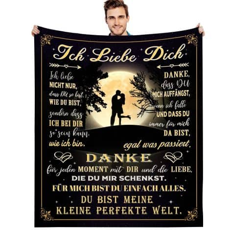 Liebesgeschenke für Partner: G-dake Liebe Geschenke, warme Flauschdecke, perfekt für Valentinstag und Hochzeitstag.