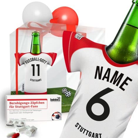 Stark-Zäpfchen® für Stuttgart-Fans | Süßwaren-Zäpfchen für VfB-Fans zur Entspannung bei Verlusten, Gegentoren & Abstiegsangst | Viel verrückteres Fanartikelangebot mit “Farb-Ansatz”