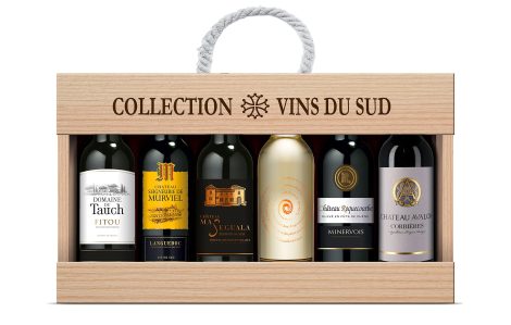 Weinpaket aus Südfrankreich – Rot- und Weißwein Set (je 6 x 0.375 l) als Geschenk