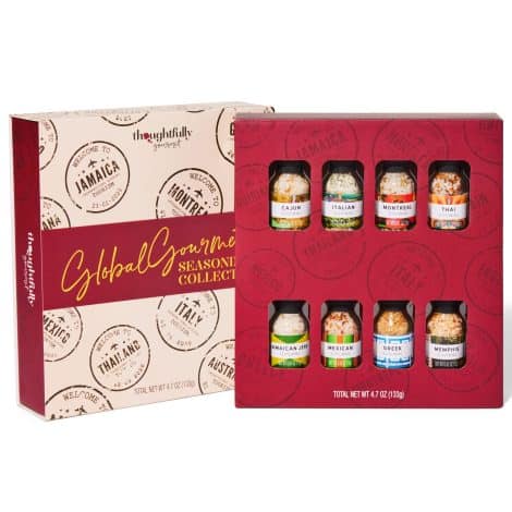 Thoughtful Gourmet Gewürze Set – Geschenk-Set mit 8 internationalen Gewürzmischungen – 8er Set zum Probieren.