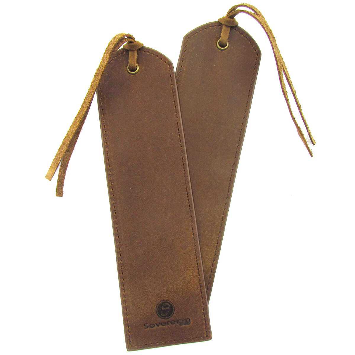 Handgefertigtes Leder Lesezeichen Mit Traditionellem Quasten Lesezeichen. Echtleder Einzigartige Geschenke Für Frauen, Männer, Kinder und Freunde - Leather Bookmarks - 2er Pack