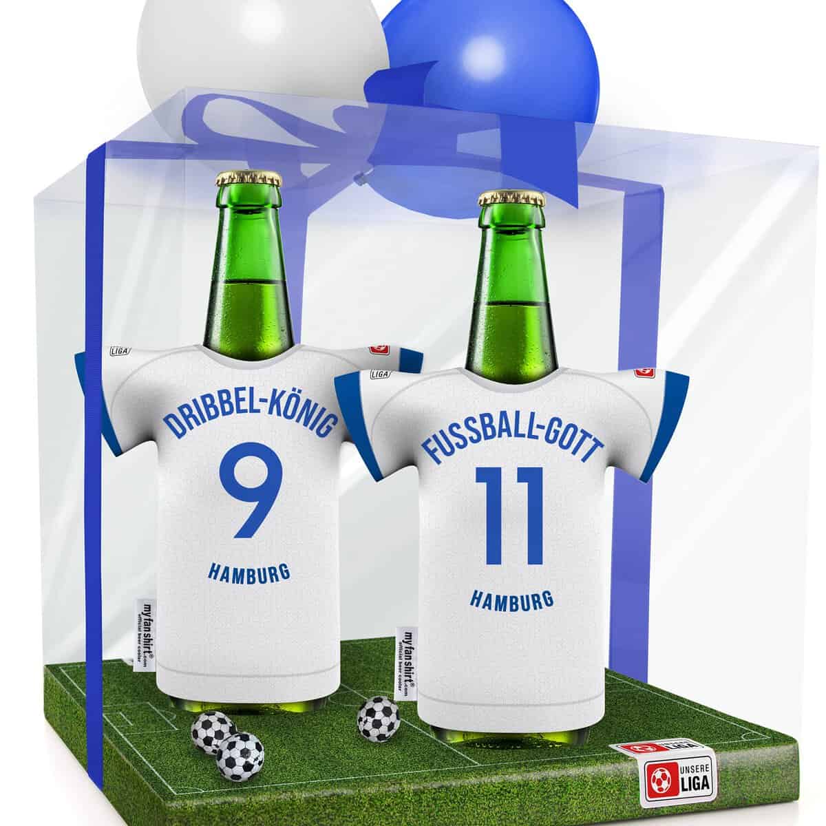 my fan shirt Männer-Geschenk für Hamburg-Fans PERSONALISIERBAR | Fanartikel Geburtstags-Geschenk Mann Freund Opa Bruder Offizieller Trikotkühler by MYFANSHIRT.com