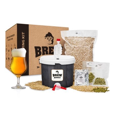 Brew Monkey® Bierbrauset Tripel | Starterpaket 5 Liter Bier | 8,2% Alkoholgehalt | Brauen für Zuhause | Männergeschenke | Biergeschenke | Weihnachtsgeschenke für Männer | Geschenke für Papa