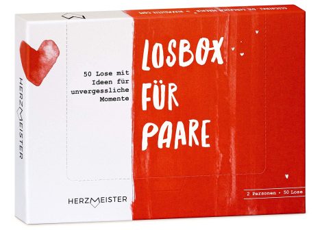 Loskiste für Paare  Das Geschenk für unvergessliche Momente  50 Ideen für Spiele, Spaß & Liebe  Überraschung zum Geburtstag & Jahrestag für Partner, Freund/in.