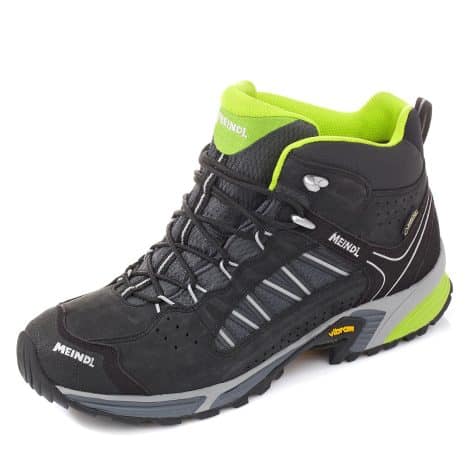 Meindl 3062  01/8 SX 1.1 Mid GTX Herrenschuhe, Schwarz/Zitrone, Größe 42