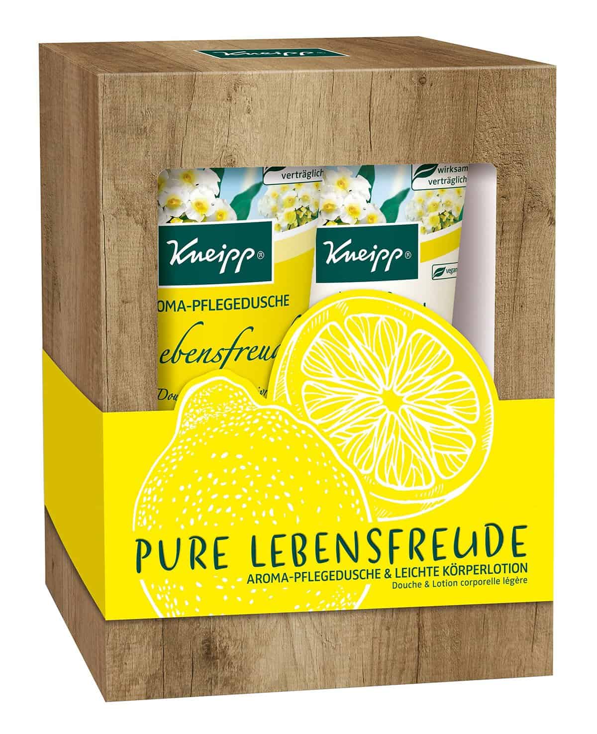 Kneipp Geschenkpackung Pure Lebensfreude- Duschgel & Körperlotion, 2 x 200ml