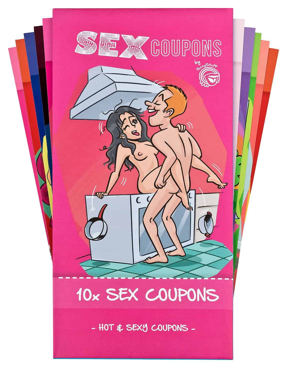 Sex Gutscheine mit verschiedenen Stellungen für Paare (für sie & ihn) Liebesgutscheine/Sexy Love Coupons für Freund & Freundin, Männer & Frauen - Lustige Witzige Geschenke