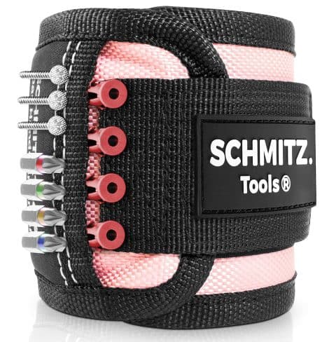 SCHMITZ.Tools Magnethalter Armband – Nutzvolles Werkzeug für Männer Weihnachtsgeschenk, Handwerker-Gadget, kleine Geschenke.